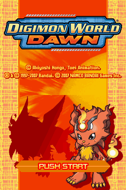 Game cover: Digimon World: Dawn