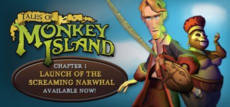 Game cover: Tales of Monkey Island: Chapter 1 - Launch of the Screaming Narwhal