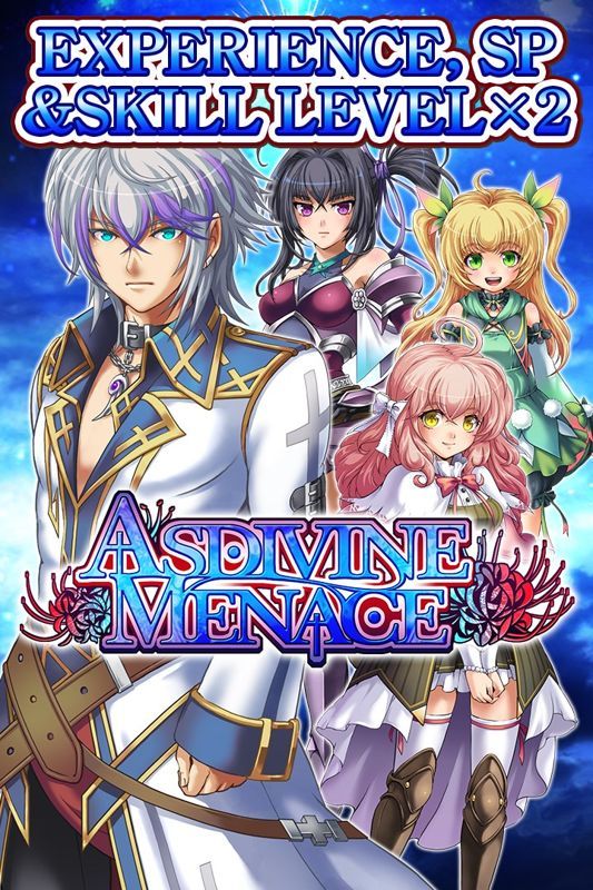 Game cover: Asdivine Menace: Experience, SP & Skill Level x2