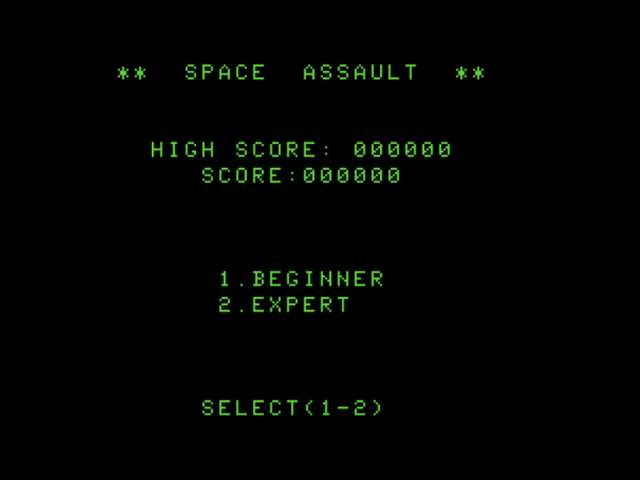 Game cover: Space Assault