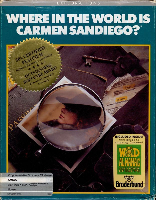 Game cover: Where in the World is Carmen Sandiego? (Enhanced)