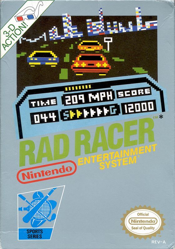 Game cover: Rad Racer