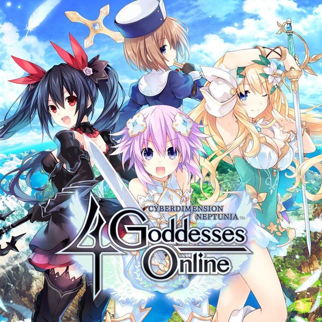 Game cover: Cyberdimension Neptunia: 4 Goddesses Online