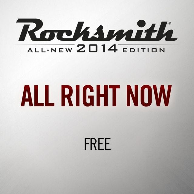 Game cover: Rocksmith: All-new 2014 Edition - Free: All Right Now