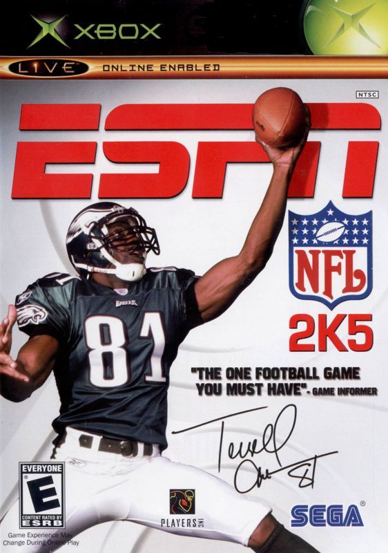 Game cover: ESPN NFL 2K5