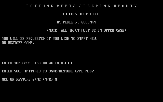 Game cover: Battune Meets Sleeping Beauty