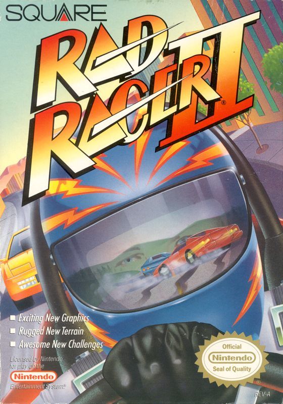 Game cover: Rad Racer II