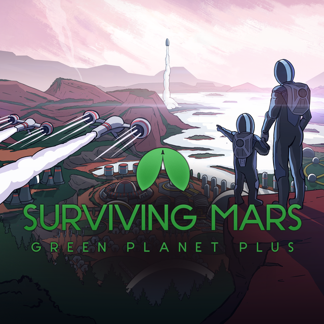 Game cover: Surviving Mars: Green Planet Plus
