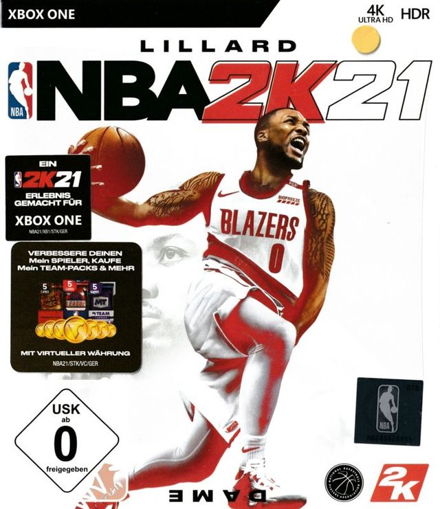 Game cover: NBA 2K21
