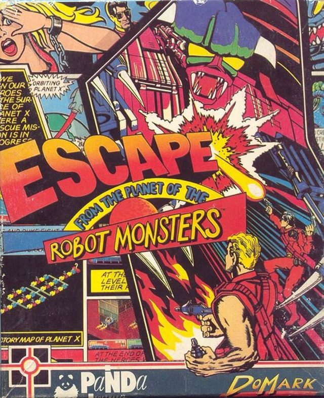 Game cover: Escape from the Planet of the Robot Monsters