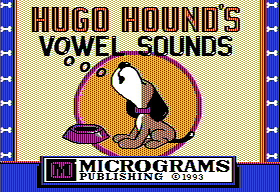 Game cover: Hugo Hound's Vowel Sounds