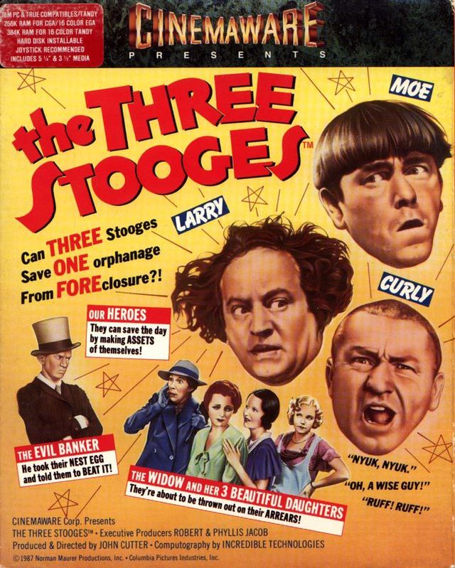 Game cover: The Three Stooges
