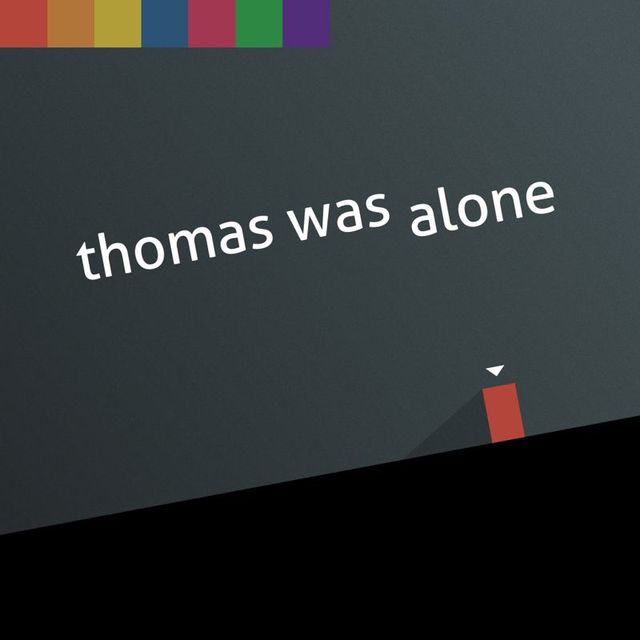 Game cover: Thomas Was Alone