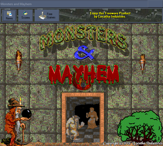 Game cover: Monsters & Mayhem