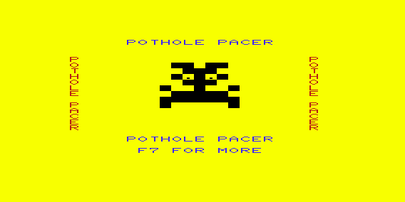 Game cover: Pothole Pacer
