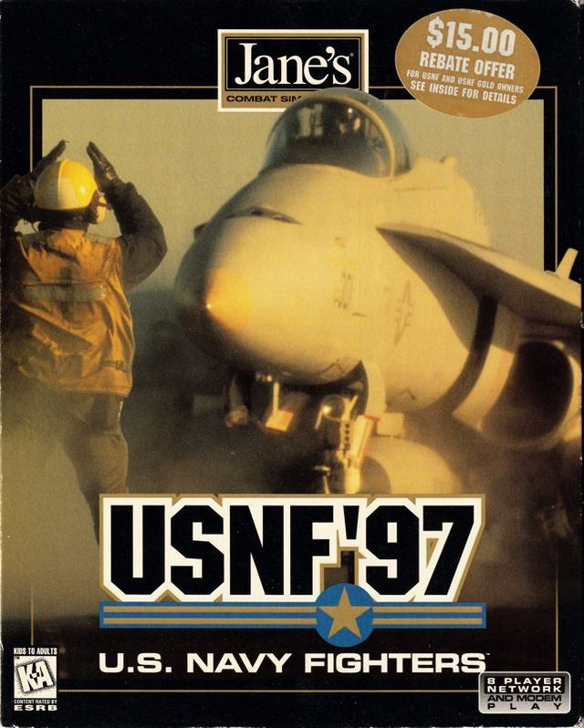 Game cover: Jane's Combat Simulations: USNF'97 - U.S. Navy Fighters