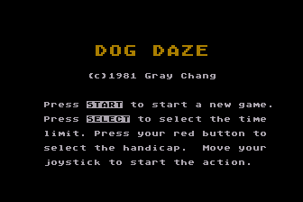 Game cover: Dog Daze