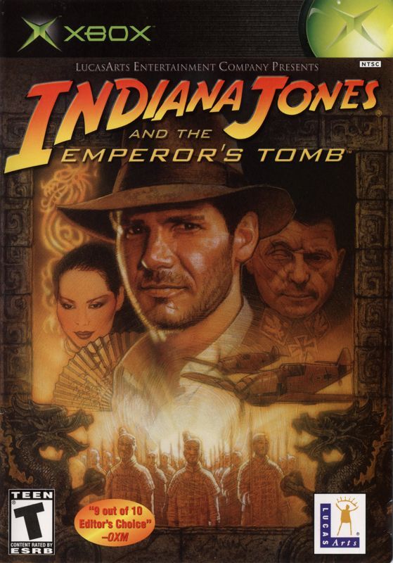 Game cover: Indiana Jones and the Emperor's Tomb