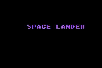 Game cover: Space Lander