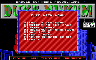 Game cover: Duke Nukum: Episode 2 - Mission: Moonbase