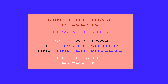 Game cover: Block Buster