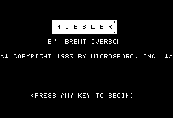 Game cover: Nibbler