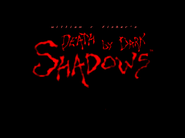 Game cover: Death by Dark Shadows