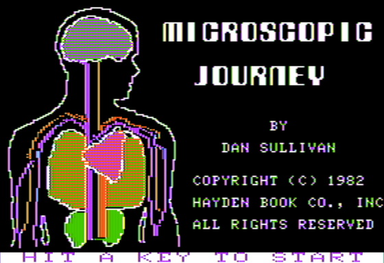 Game cover: Microscopic Journey