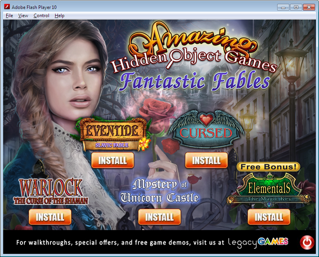 Game cover: Amazing Hidden Object Games: Fantastic Fables