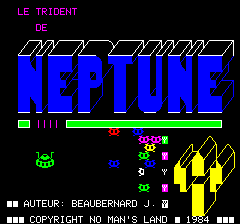 Game cover: Le Trident de Neptune