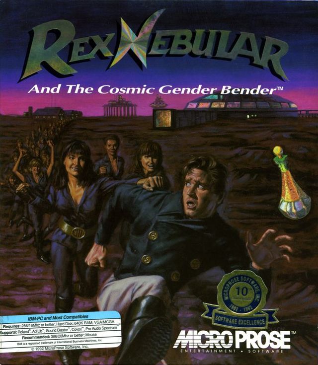 Game cover: Rex Nebular and the Cosmic Gender Bender