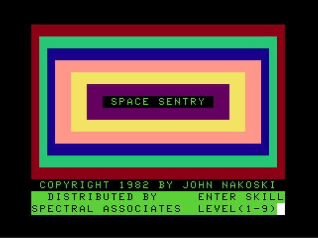 Game cover: Space Sentry