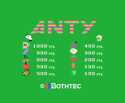 Game cover: Anty