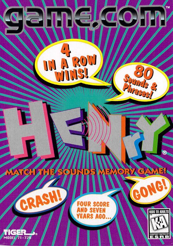 Game cover: Henry