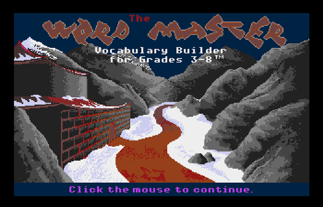 Game cover: The Word Master
