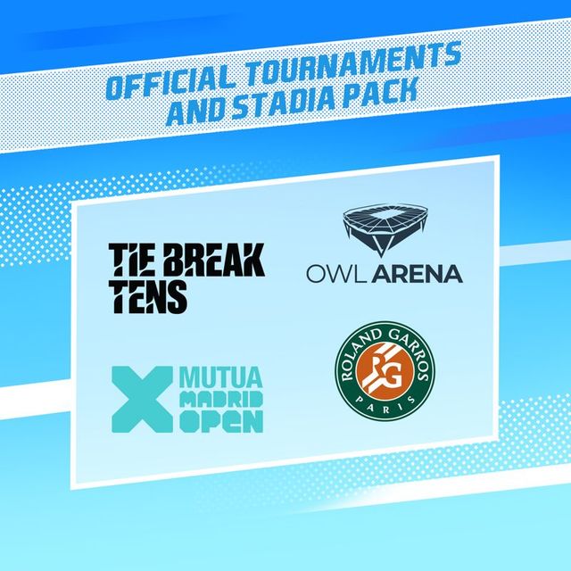 Game cover: Tennis World Tour 2: Official Tournaments and Stadia Pack