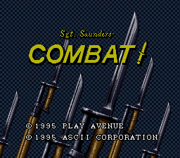 Game cover: Sgt. Saunders' Combat!