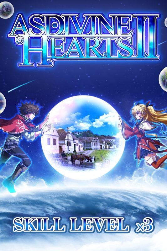 Game cover: Asdivine Hearts II: Skill Level x3