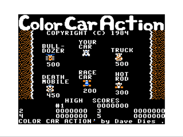 Game cover: Color Car Action