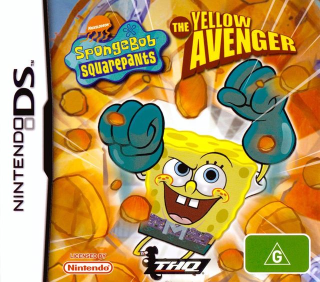 Game cover: SpongeBob SquarePants: The Yellow Avenger