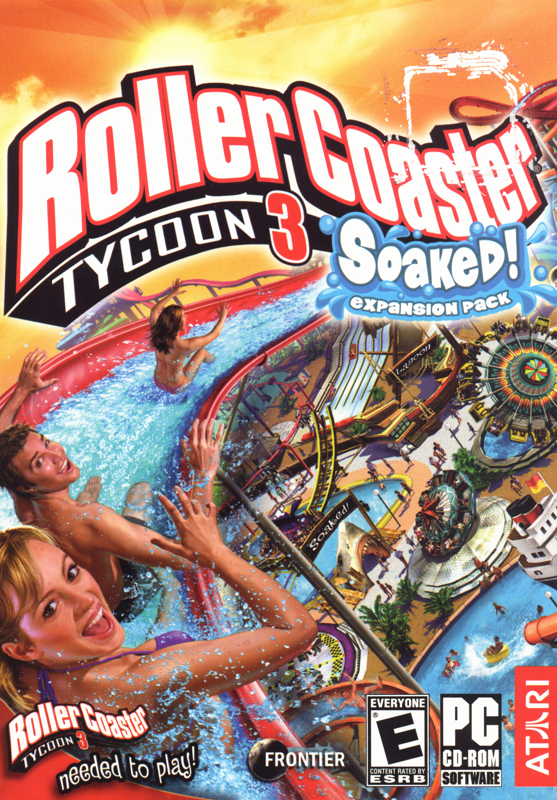 Game cover: RollerCoaster Tycoon 3: Soaked!