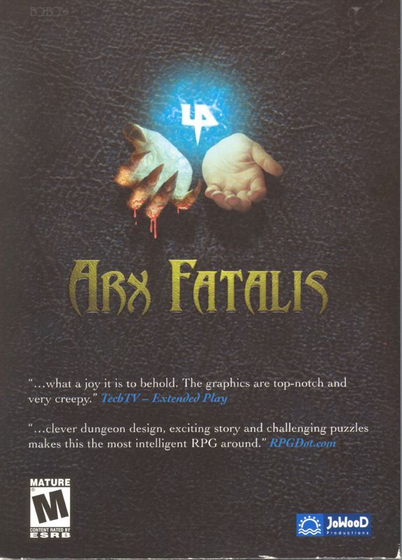 Game cover: Arx Fatalis