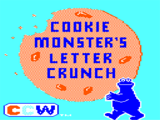 Game cover: Cookie Monster Letter Crunch