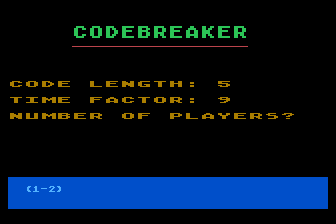 Game cover: Codecracker