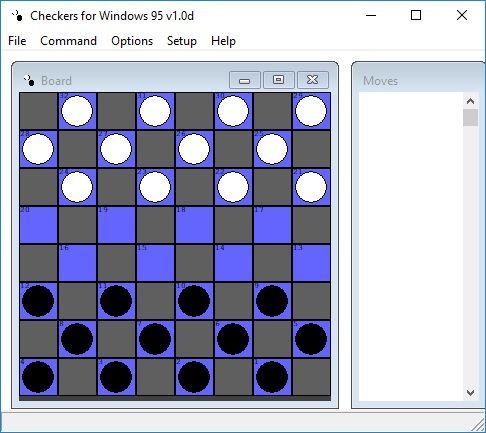 Game cover: Checkers for Windows 95