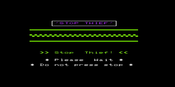 Game cover: Stop Thief