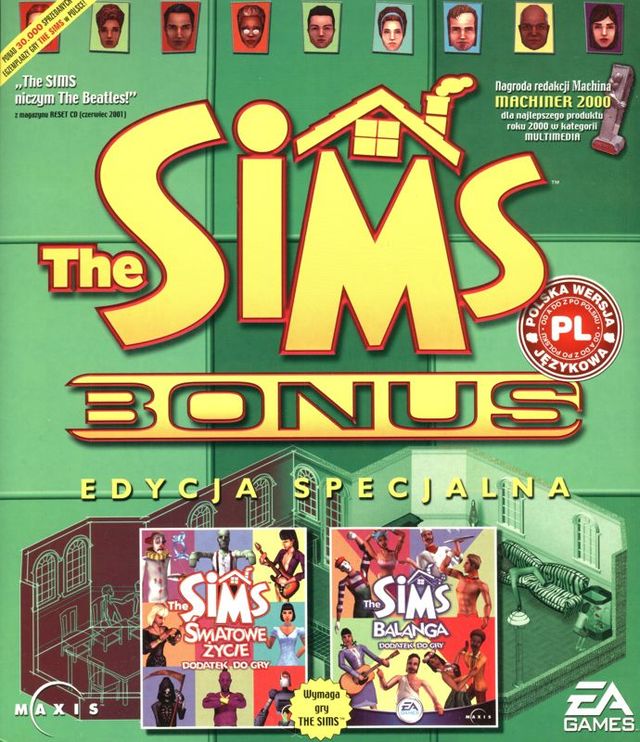 Game cover: The Sims Bonus