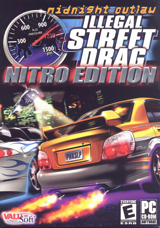 Game cover: Midnight Outlaw: Illegal Street Drag - Nitro Edition