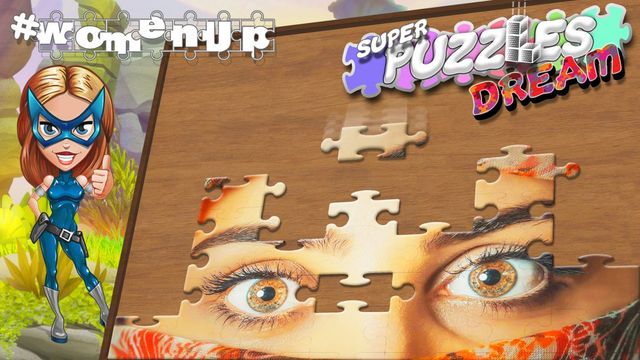 Game cover: #womenUp, Super Puzzles Dream