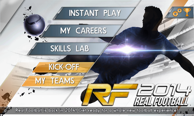Game cover: Real Football 2014
